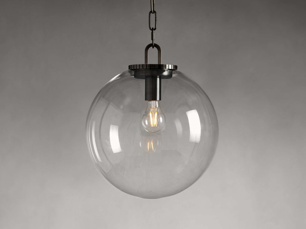 Wescott Globe Pendant with Chain