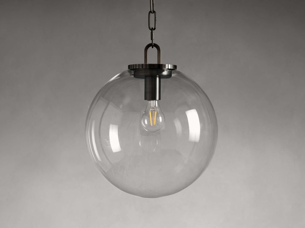 Wescott Globe Pendant with Chain
