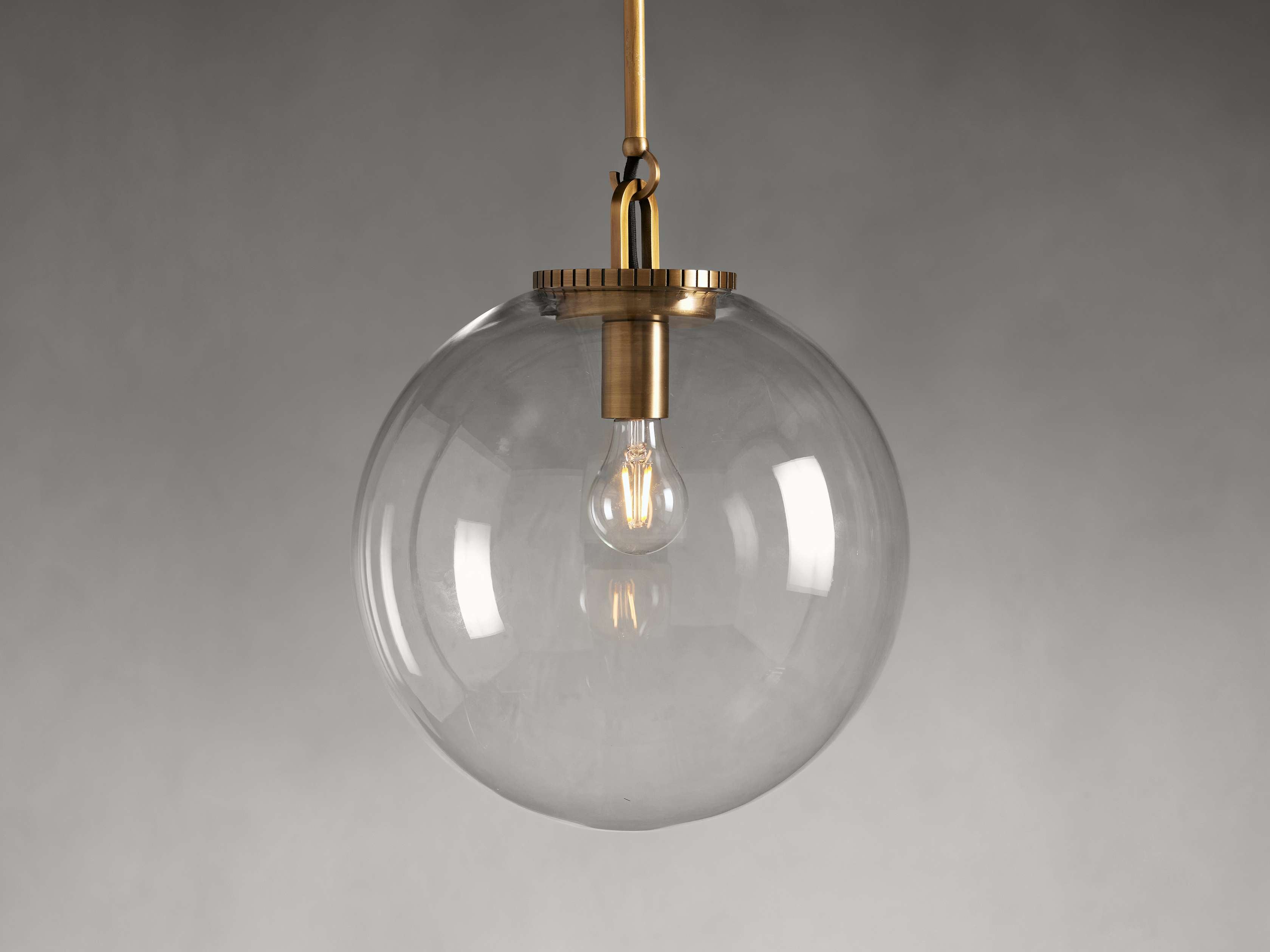 Wescott Globe Pendant with Rod