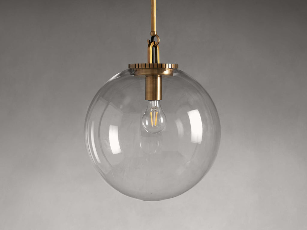 Wescott Globe Pendant with Rod