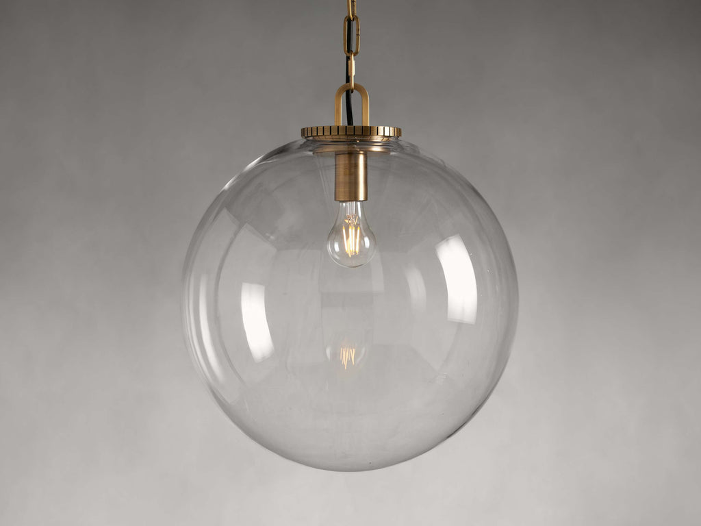 Wescott Globe Pendant with Chain
