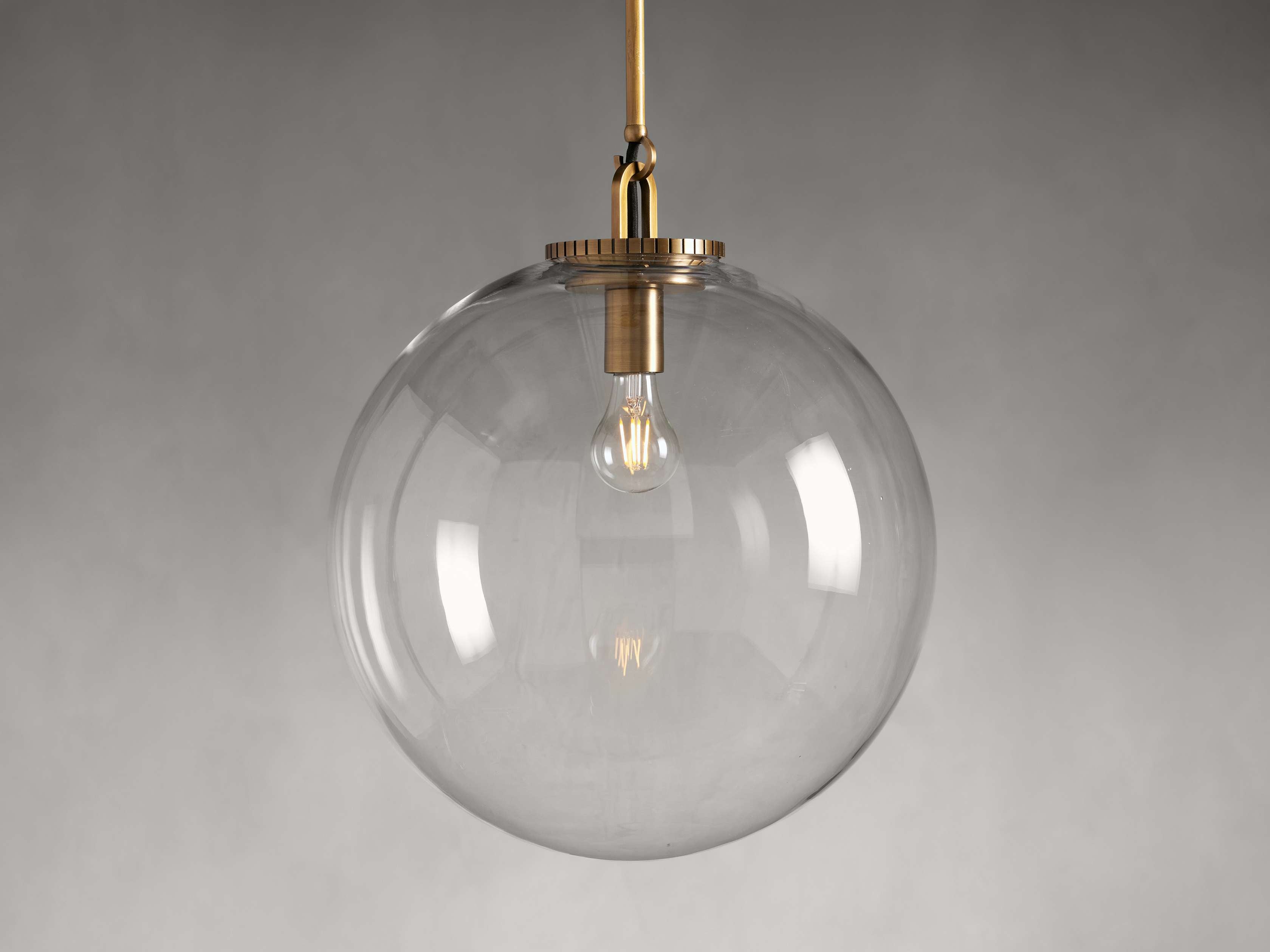 Wescott Globe Pendant with Rod