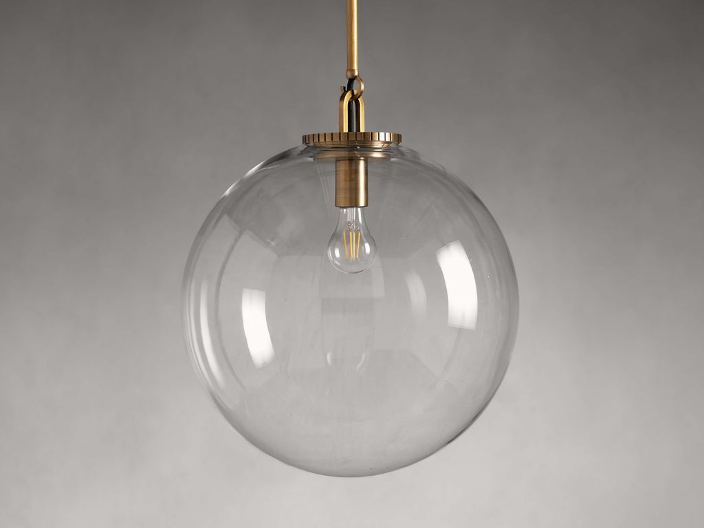 Wescott Globe Pendant with Rod