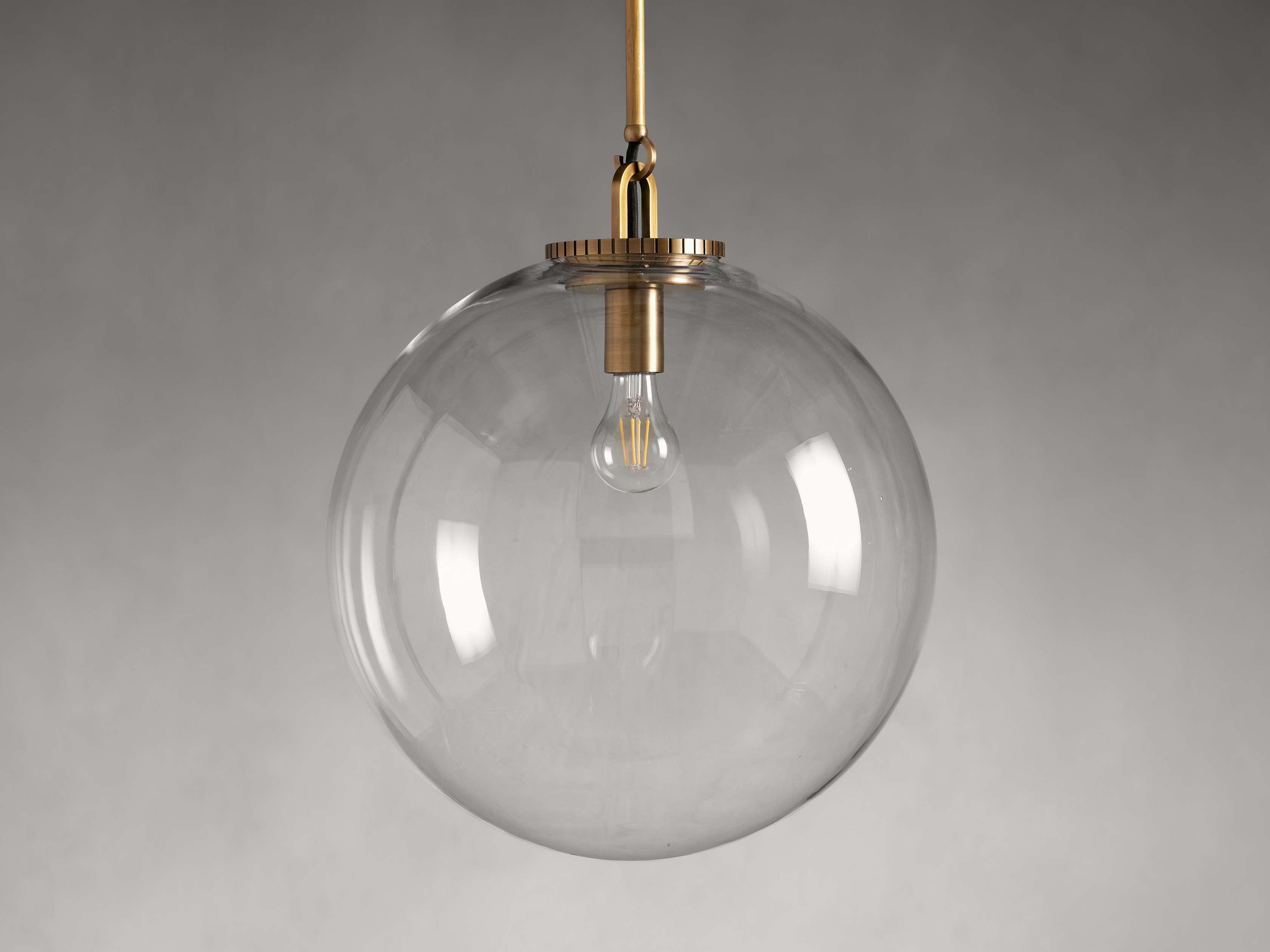Wescott Globe Pendant with Rod