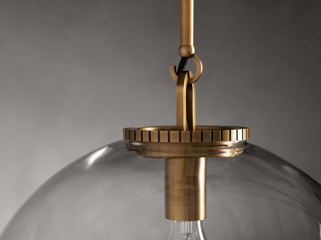 Wescott Globe Pendant with Rod