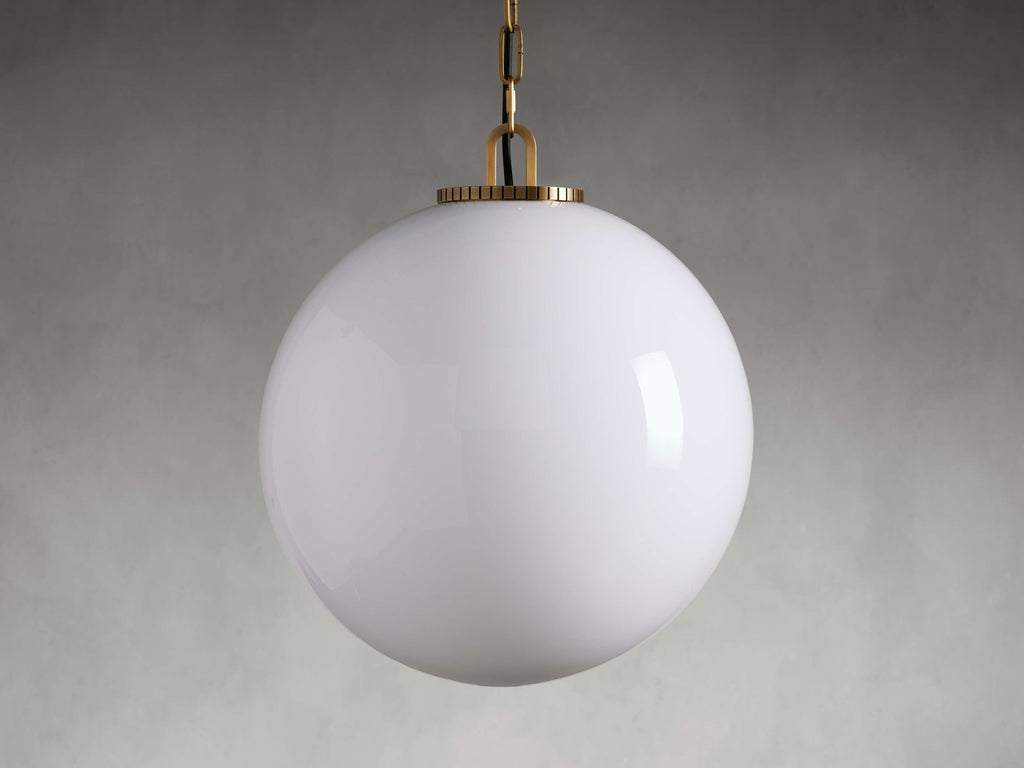 Wescott Globe Pendant with Chain