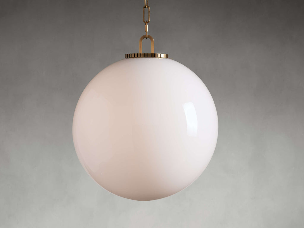 Wescott Globe Pendant with Chain