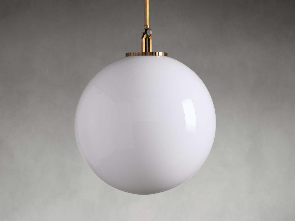 Wescott Globe Pendant with Rod