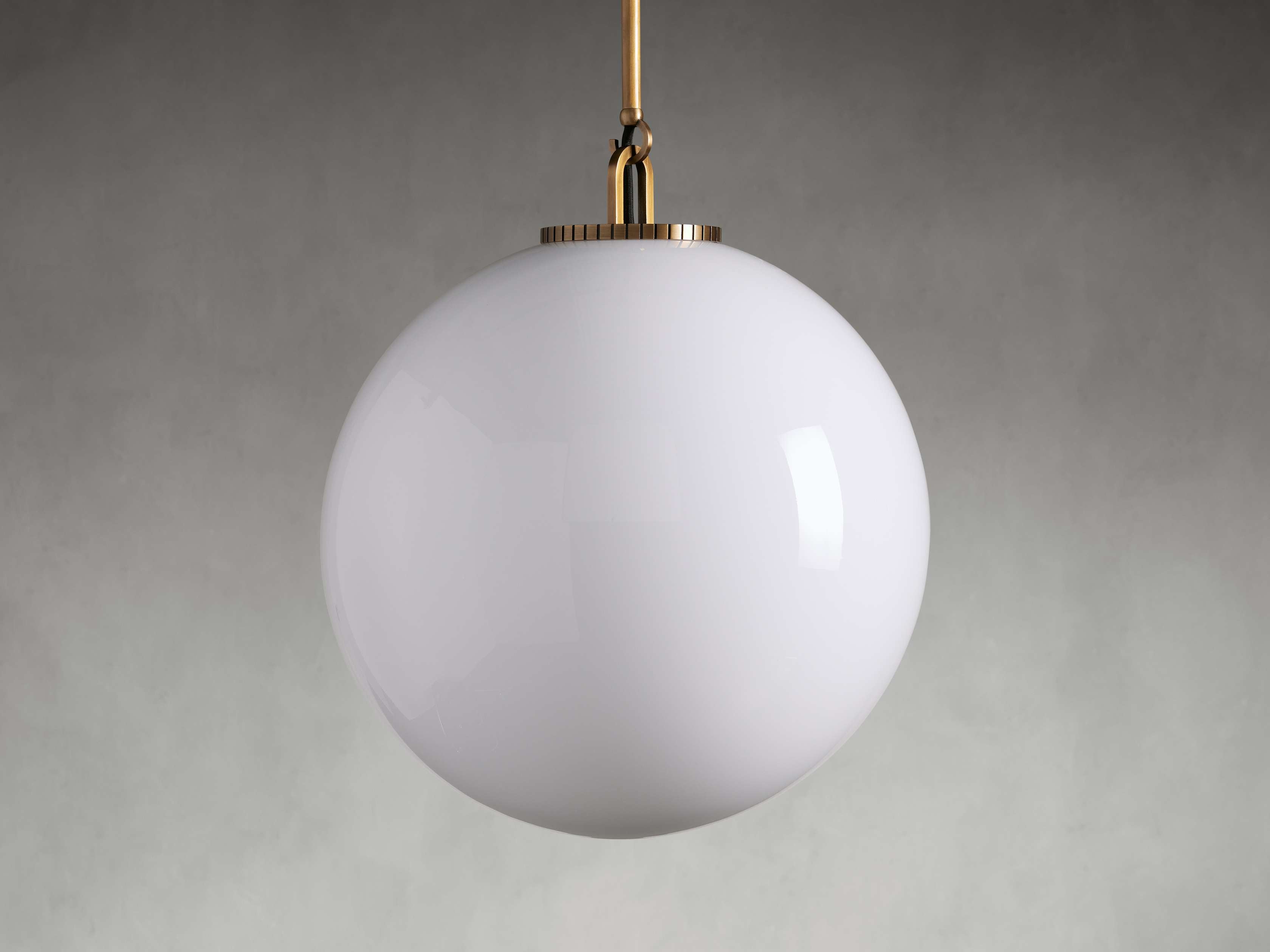 Wescott Globe Pendant with Rod
