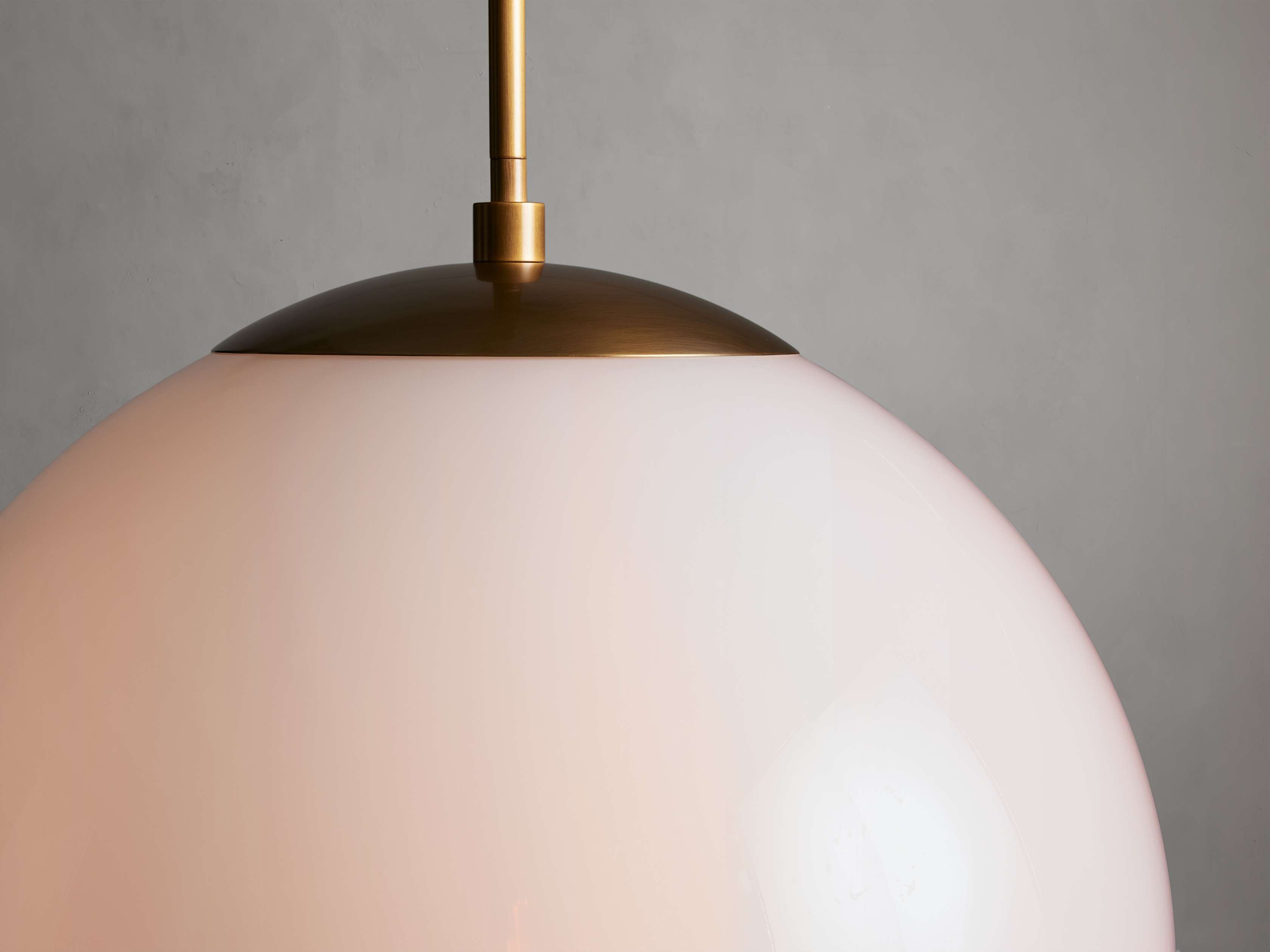 Wescott XL Globe Pendant with Rod