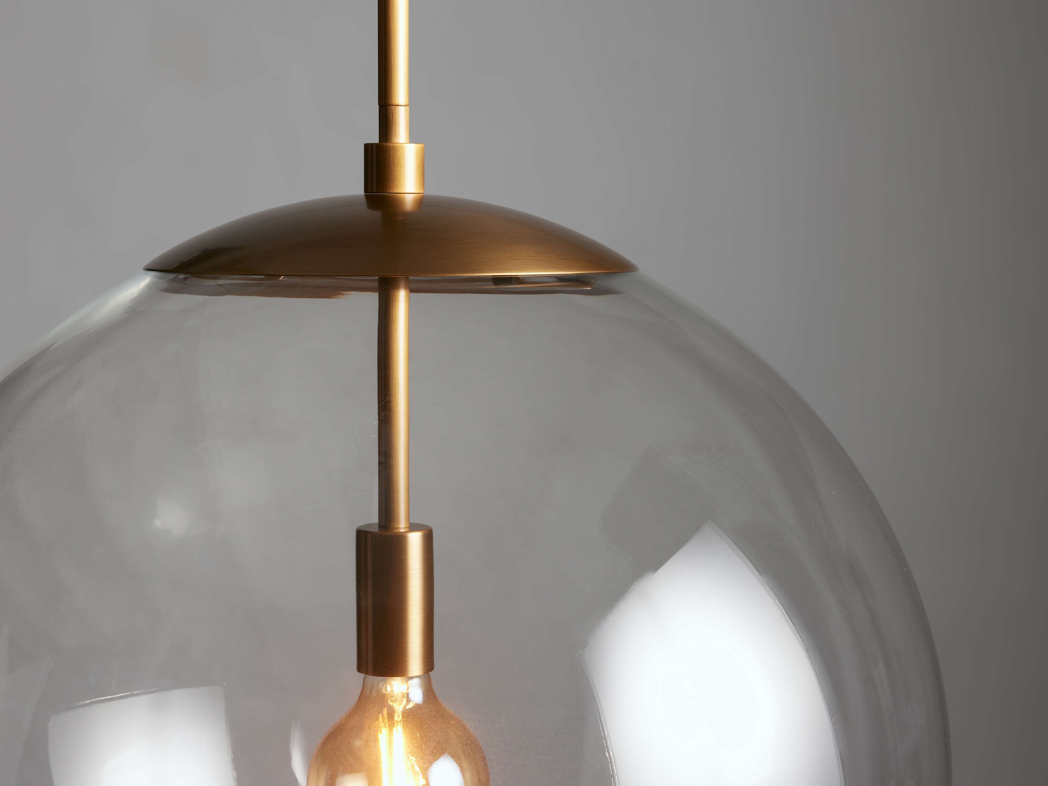 Wescott XL Globe Pendant with Rod