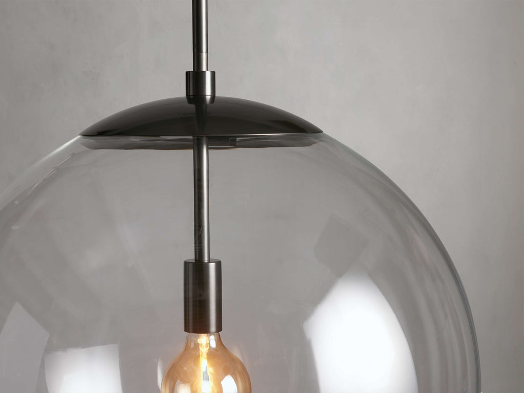 Wescott XL Globe Pendant with Rod