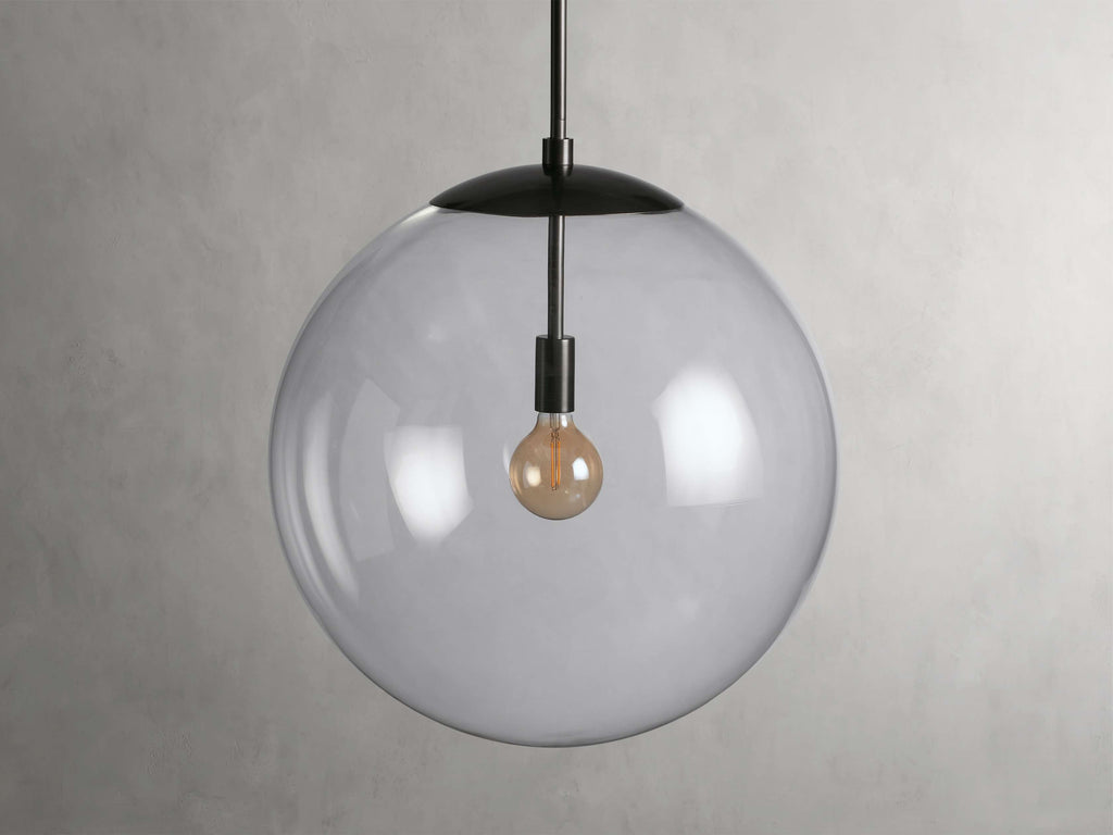 Wescott XL Globe Pendant with Rod