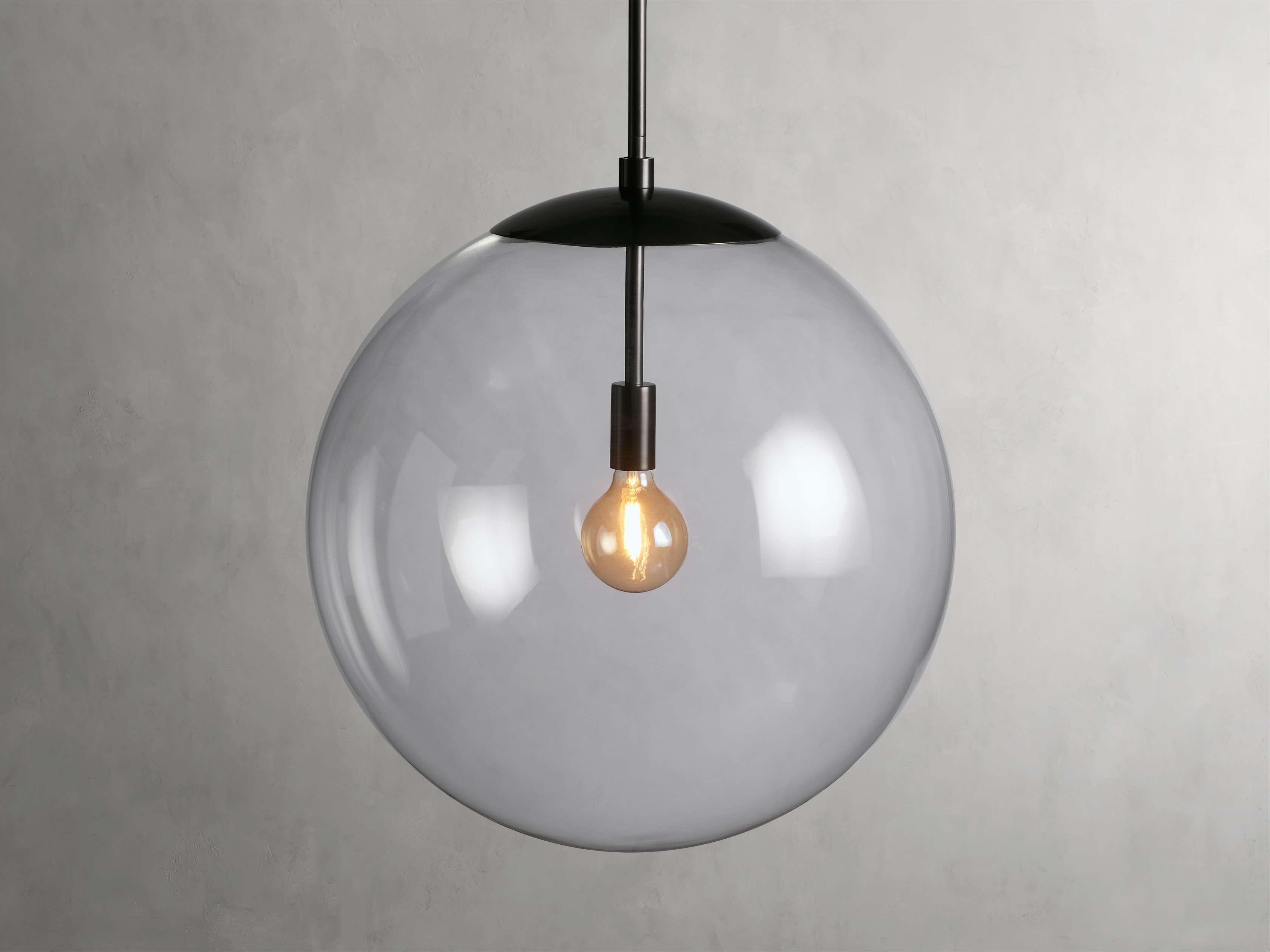 Wescott XL Globe Pendant with Rod