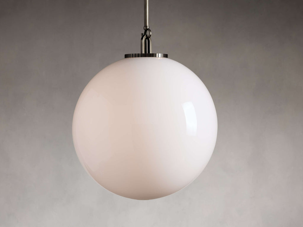 Wescott XL Globe Pendant with Rod