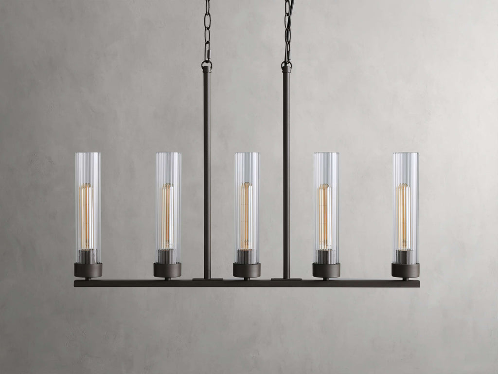 Andreas 5-Light Linear Chandelier