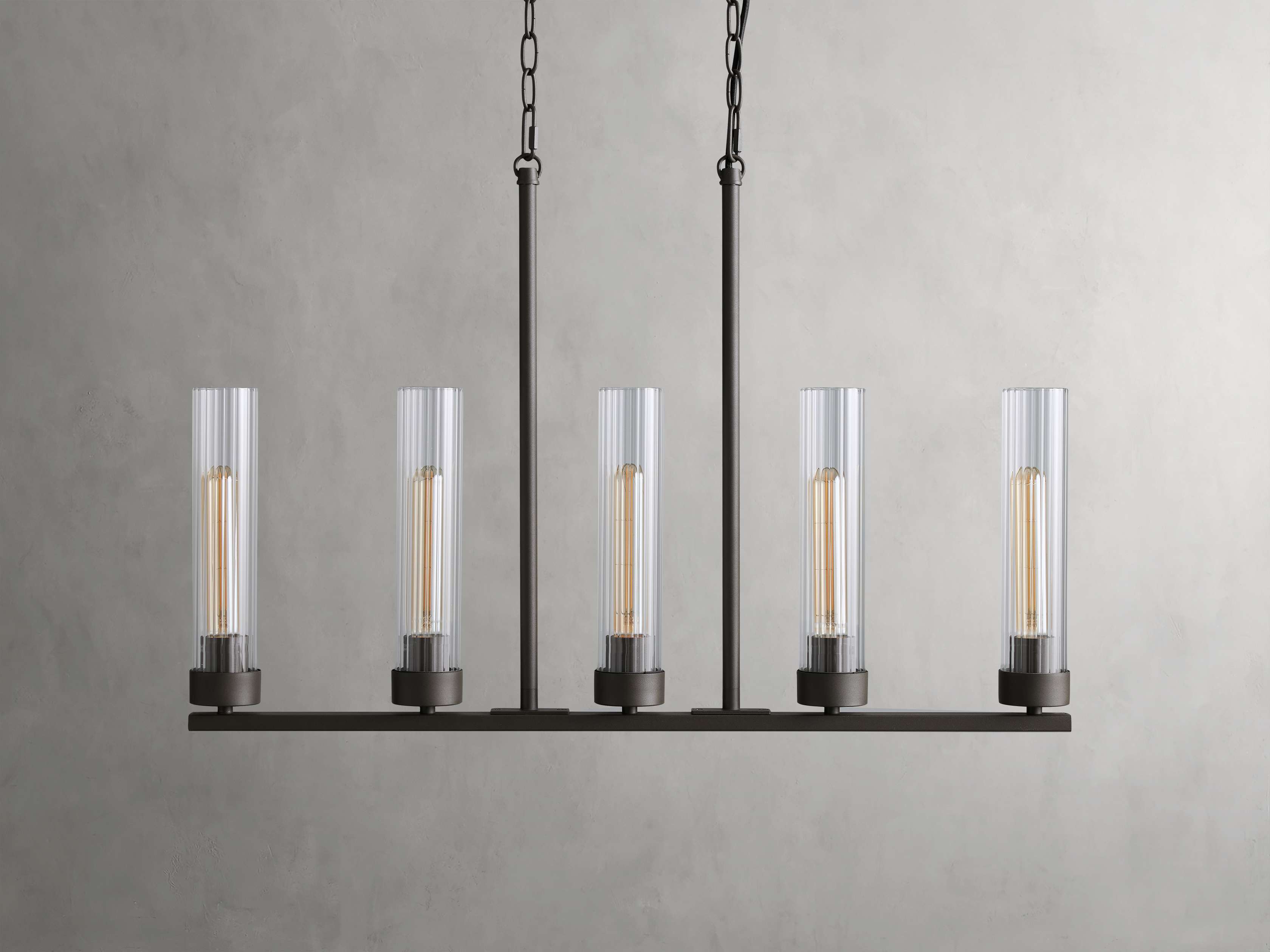 Andreas 5-Light Linear Chandelier