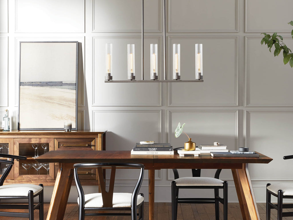 Andreas 5-Light Linear Chandelier