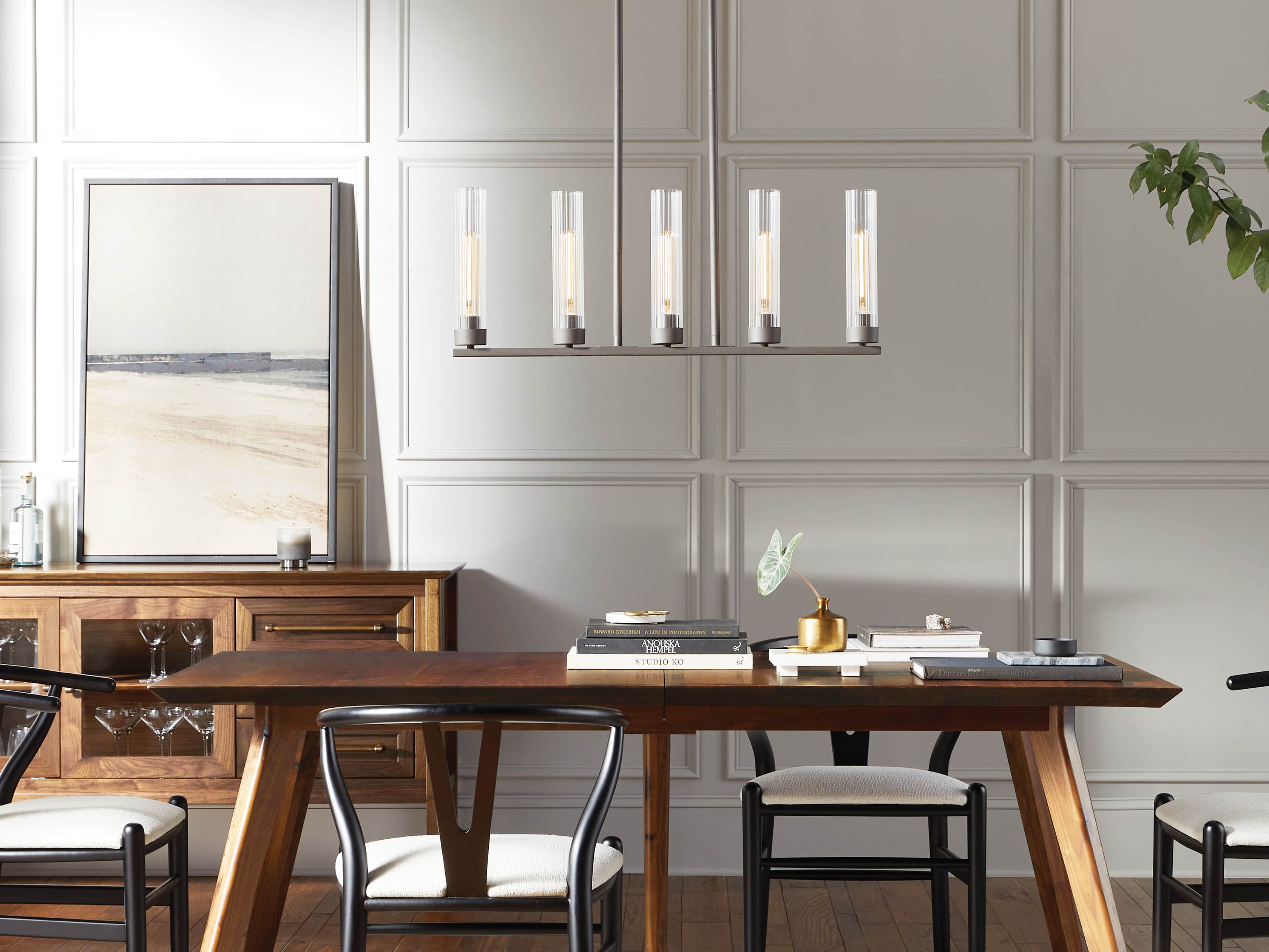 Andreas 5-Light Linear Chandelier