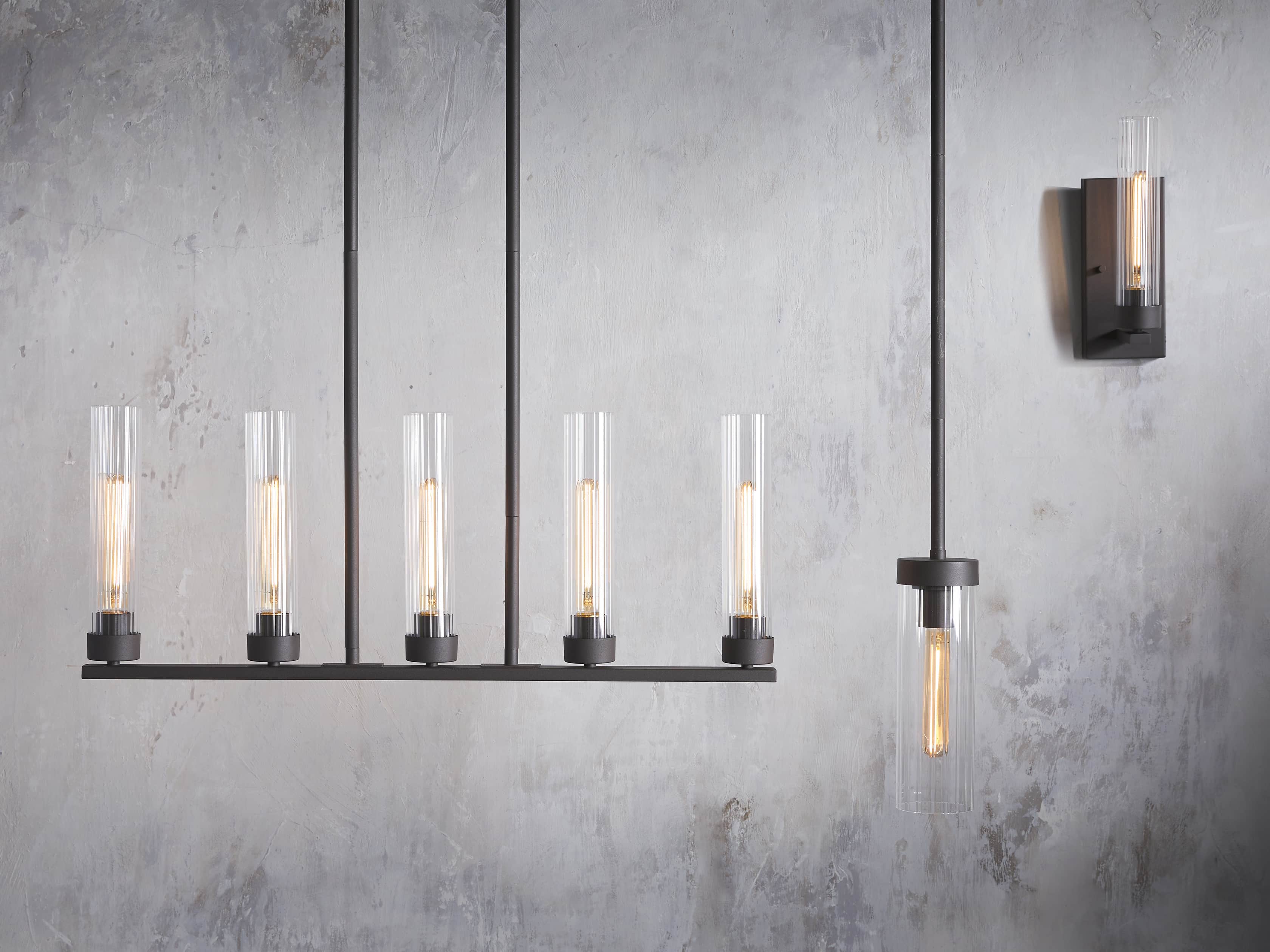 Andreas 5-Light Linear Chandelier