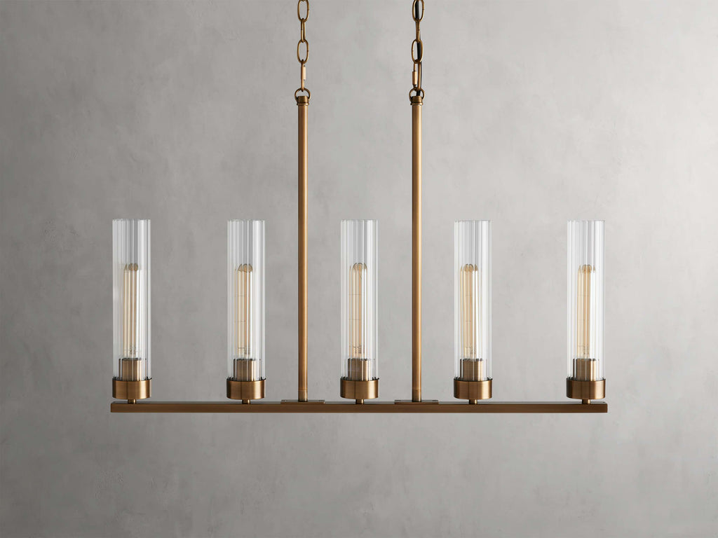 Andreas 5-Light Linear Chandelier