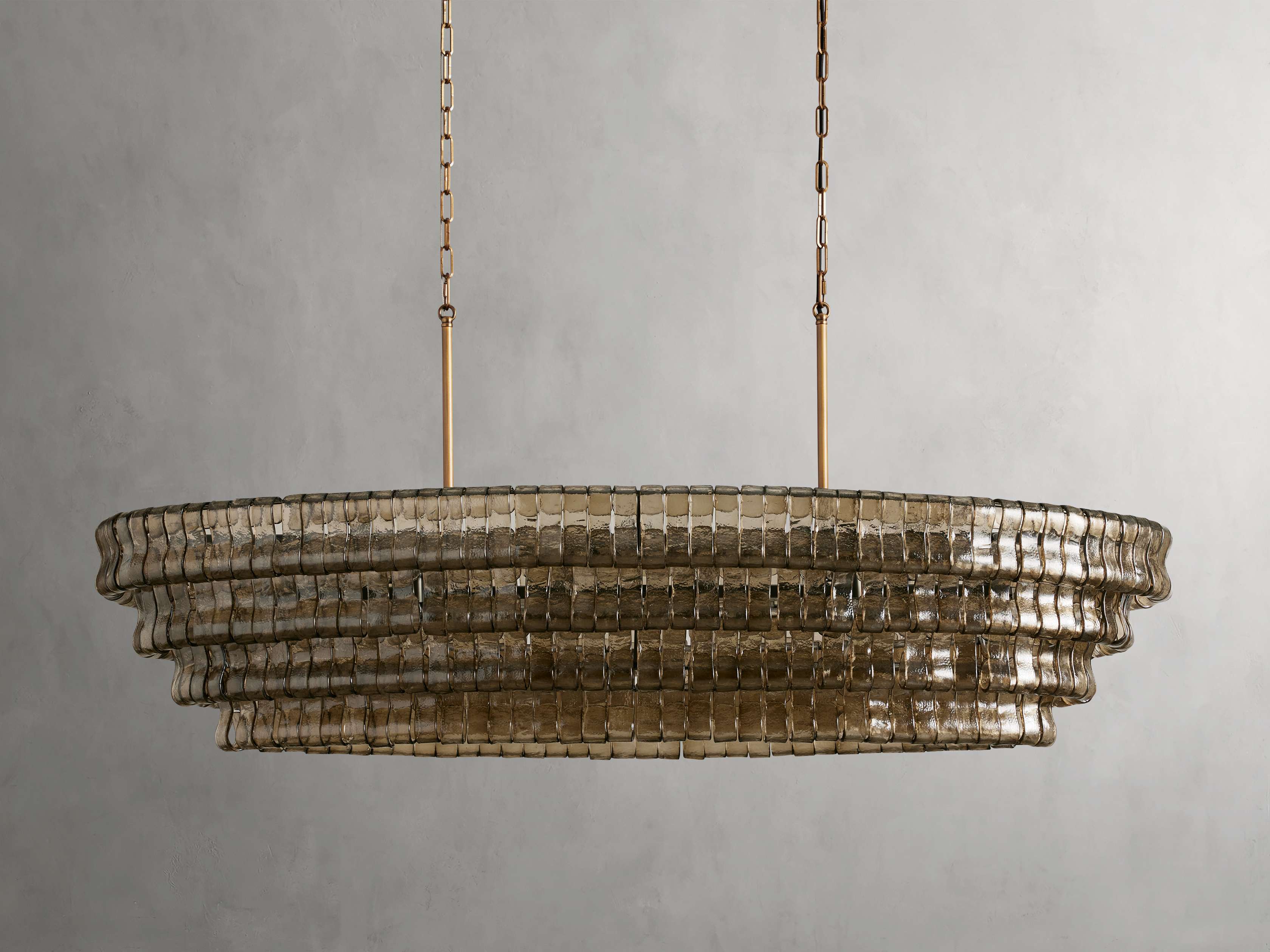 Ghiaccio Oval Chandelier