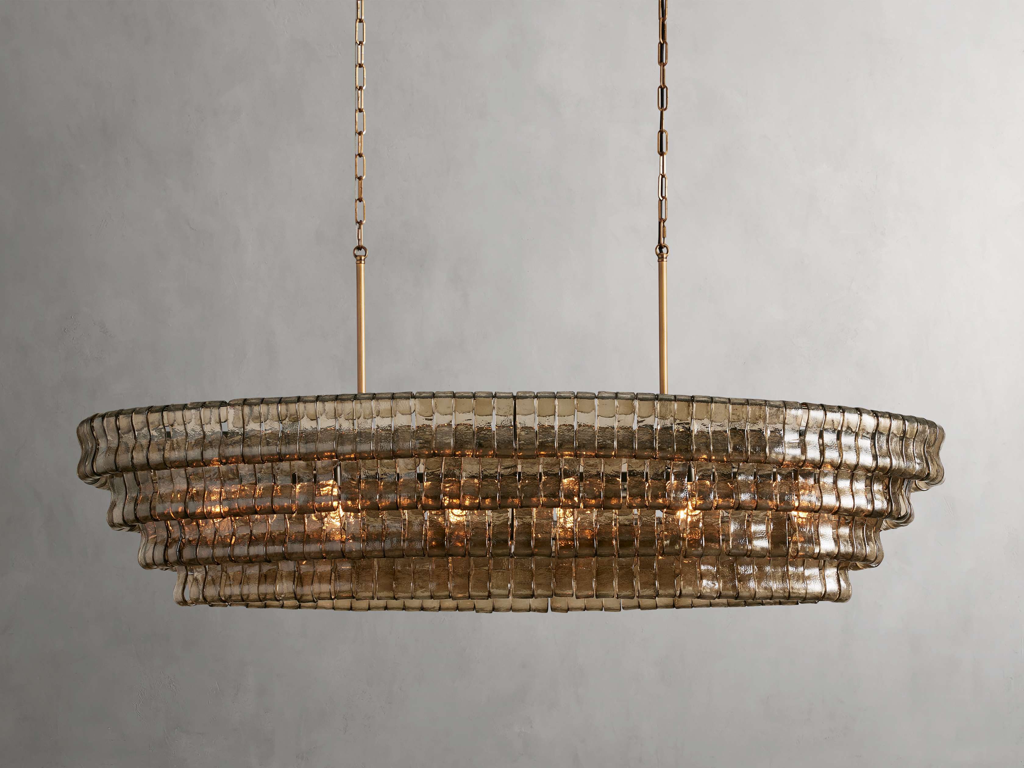 Ghiaccio Oval Chandelier