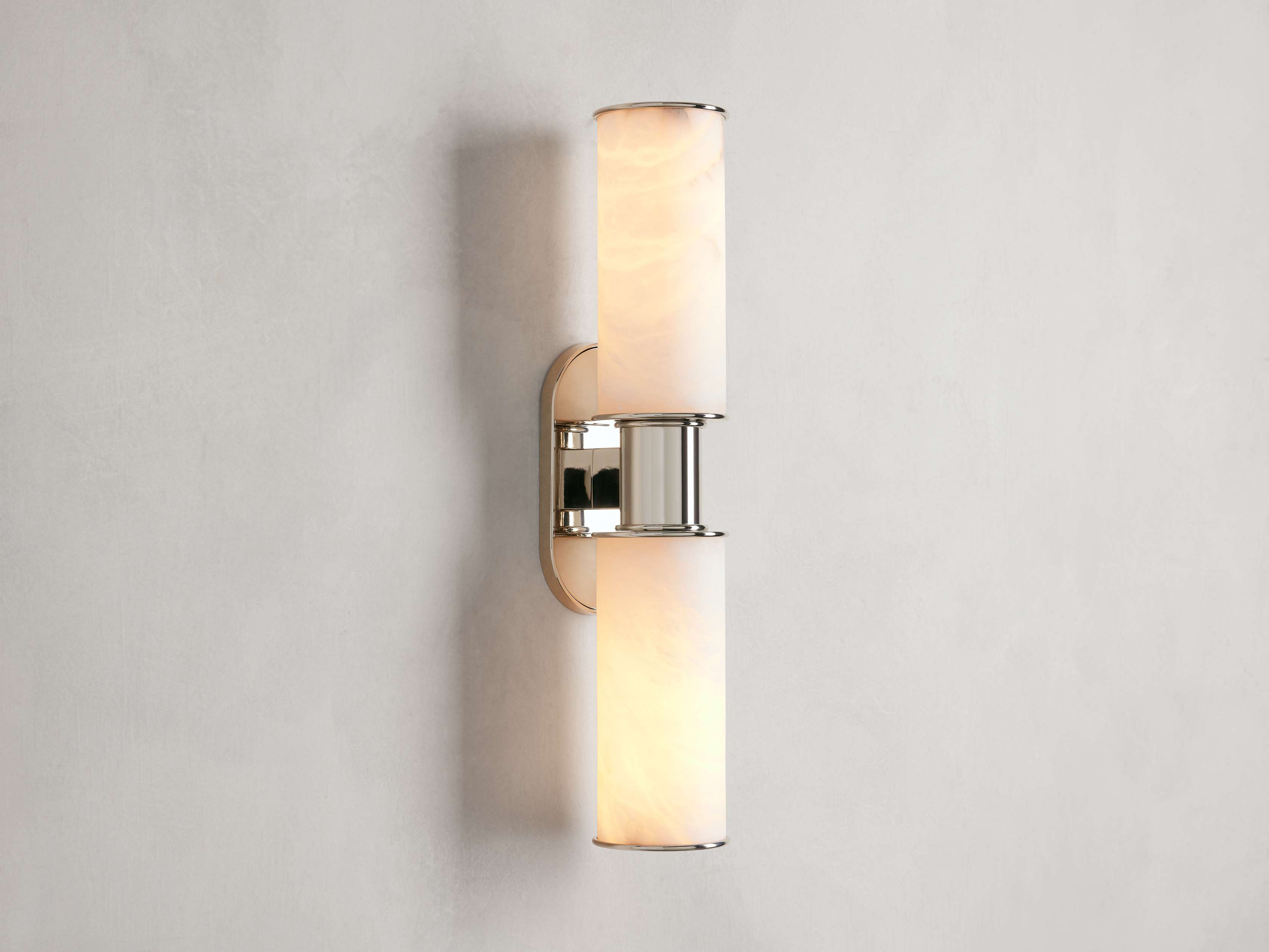 Harlin Double Sconce in Alabaster