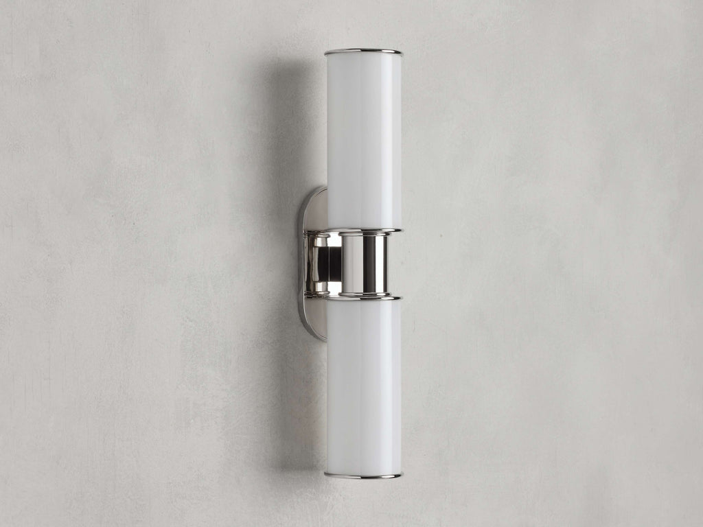 Harlin Double Sconce in Milk