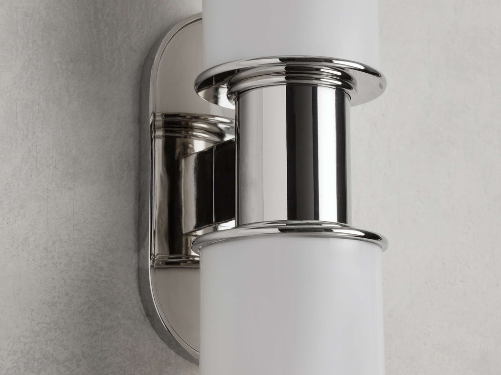 Harlin Double Sconce in Milk