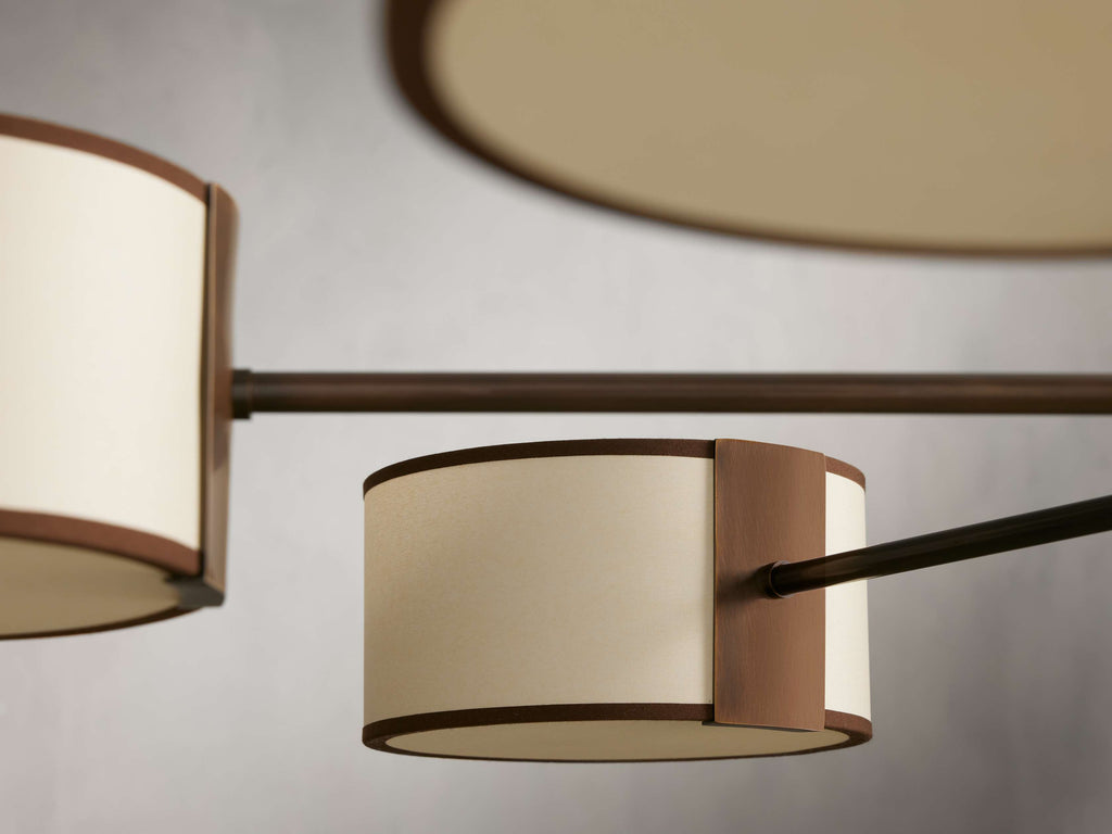 Daphne 48" Round Chandelier in Ecru