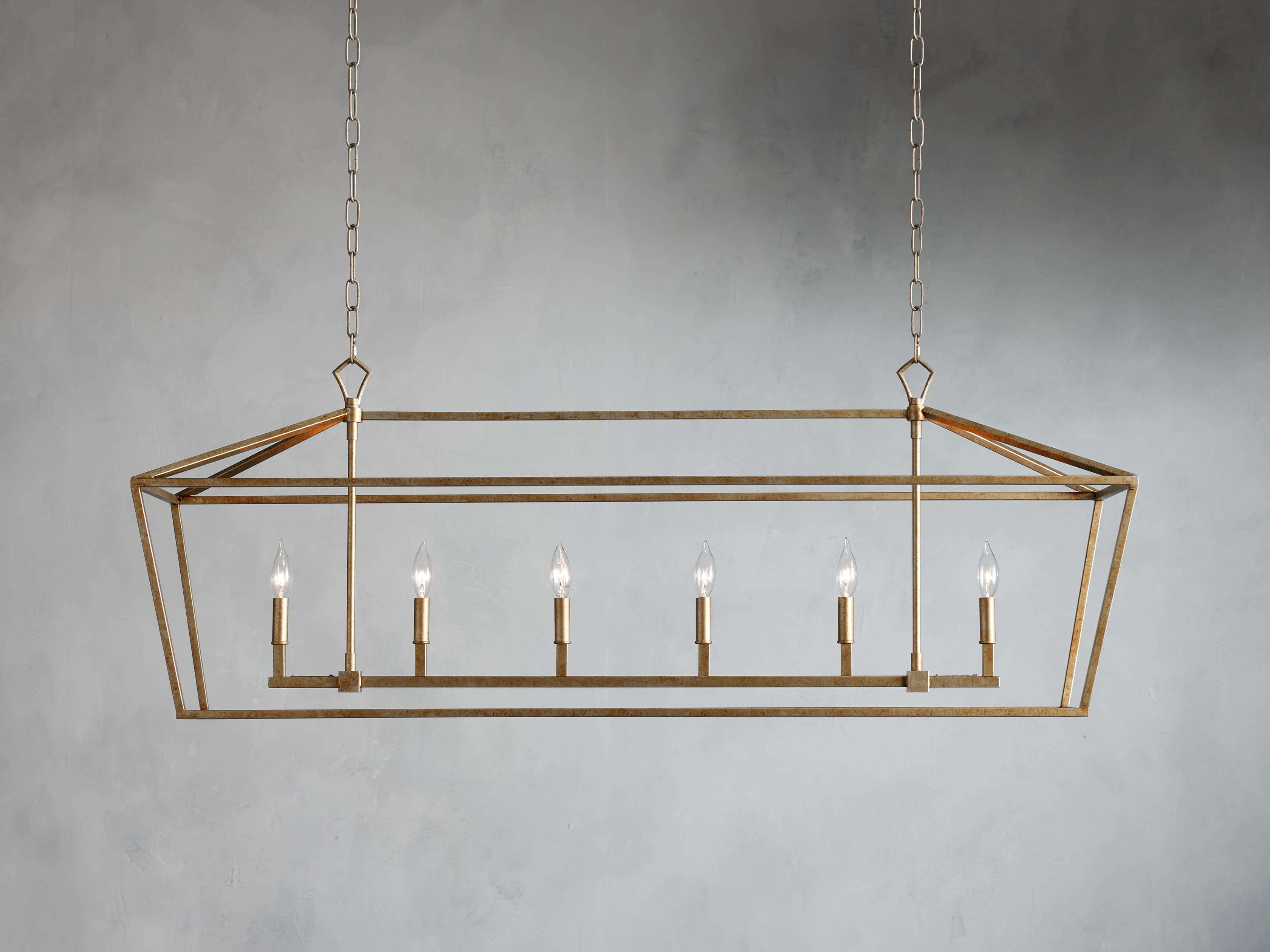 Garnet Rectangular Chandelier