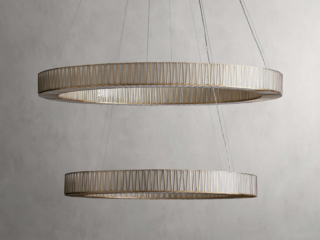 Jeunet 2-Tier Round Chandelier