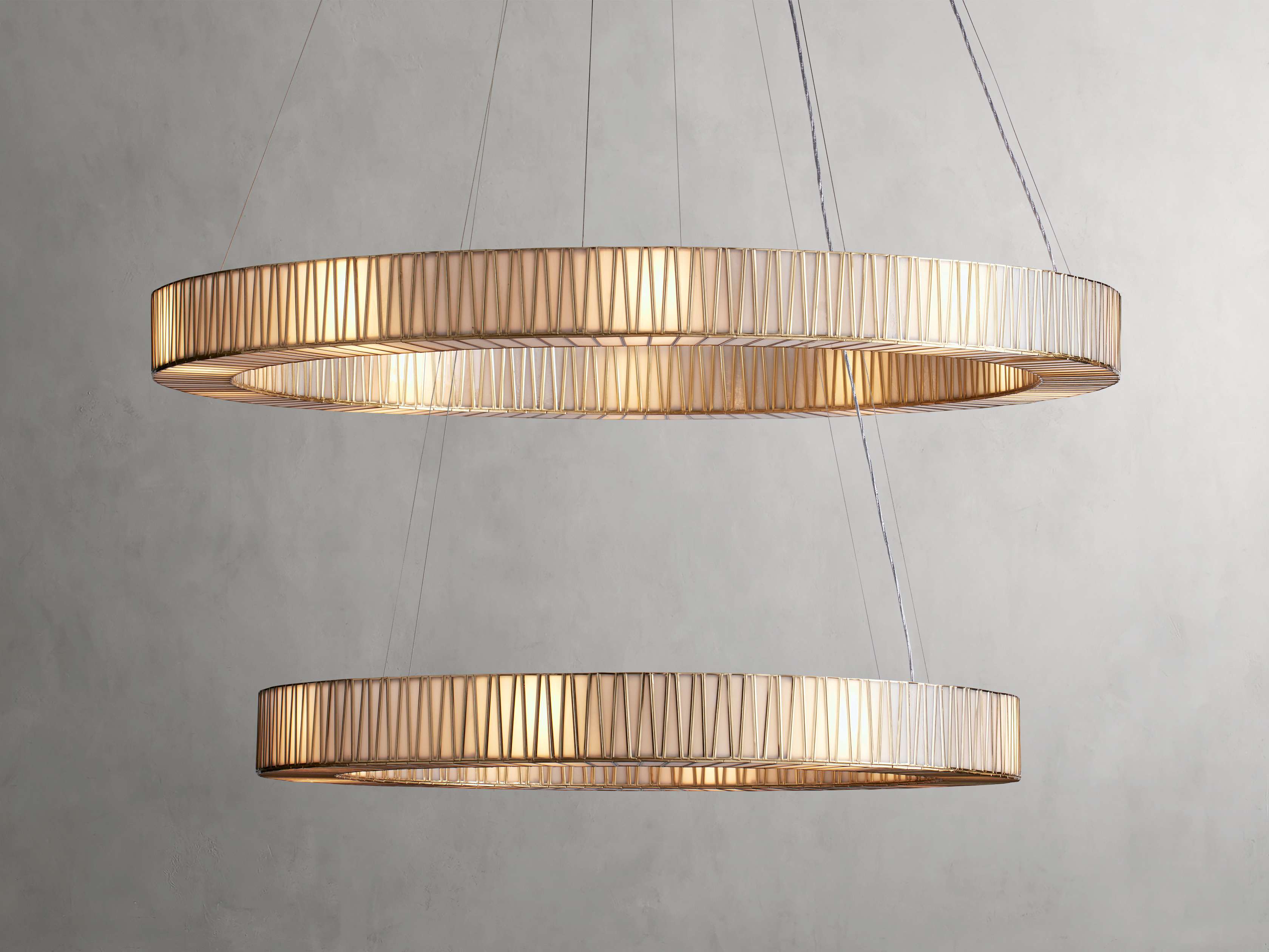 Jeunet 2-Tier Round Chandelier